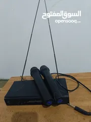  2 جهاز مايكروفون لاسلكي