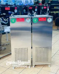  2 مبرد ماء عامودي ستانلس ستيل 304مع فلتر RO