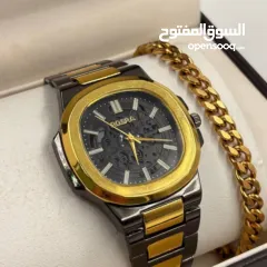  7 بكج شبابي ساعة و اسوارة + علبة كرتون  السعر 130 شيكل الكميه محدوده متوفر توصيل لكافه المناطق