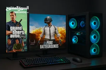 1 كمبيوتر قيمنق مع جميع أغراضه ما يحتاج شي بشغلك كل شي يخطر في بالك قابل للتفاوض