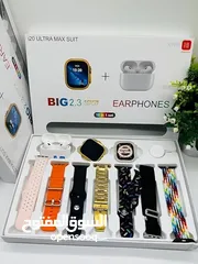  5 ساعة i20 Ultra – الإصدار التاسع الجديد كلياً  7 سيرات + سير رولكس حديد فاخر AirPods Pro كوبي ماستر