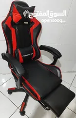  1 كرسي الجيمنج مع المساج للظهر ..  الاصلي  والمرتب