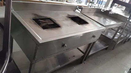  2 Stainless steel two burner