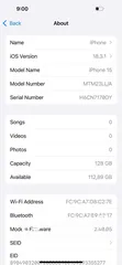  5 iPhone 15 بحاله ممتازه