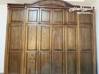  1 خزانه بحاله وكاله تفصيل خشب زان الأصلي