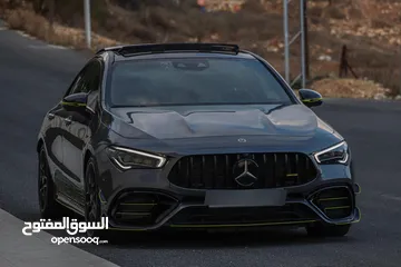  15 2022 Mercedes Amg Cla45s Clean title  excellent condition ( عقد صيانة بلوكالة)
