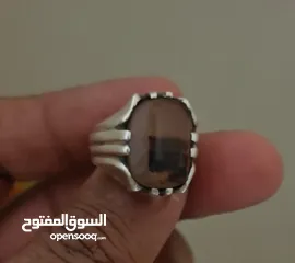  2 خاتم من النوادر حجر كريم