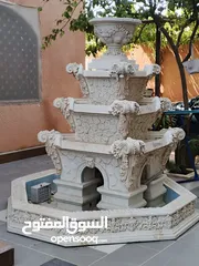  6 نافورا ملوكيا فايبر قوي فخمه للفلل الفاخرا بحاجا الا مضخه فقط