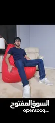  4 بفات beanbags عروض للحديقة للبيت ولكل مكان ، حجم الستاندرد المناسب لجميع الاعمار الأكثر طلبا
