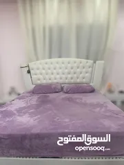  4 غرفة نوم تركي أبيض مستعمل بحالة جيدة