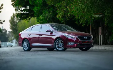  4 HYUNDAI SONATA 2015  EXCELLENT CONDITION  RED