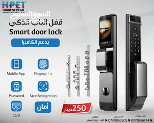  12 قفل الباب الذكي Smart door lock يدعم الكاميرا والفيديو دعم تطبيق على الهاتف المحمول