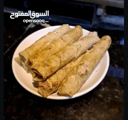  3 كبه شاميه ومسخن رول سمبوسك