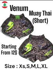  1 Venum Muay Thai Short Available in All Size and Good Quality and Affordable price