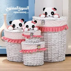  14 تشكيلة سلال القش ولقماش اشي بجنن ومتكتك