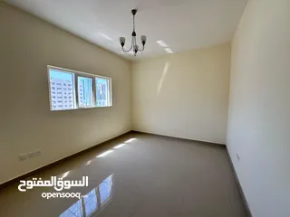  2 (ضياء) ارقى غرفتين وصالة في الشارقة ابو شغارة  اول ساكن بمساحات واسعه تشطيب ممتاز سهل المخرج ل دبي