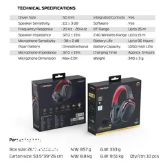  8 افضل سماعات وارليس للكل الاجهزة(بلايستيشن) FANTECH WHG02P HARMONY PRO WIRELESS GAMING HEADSET