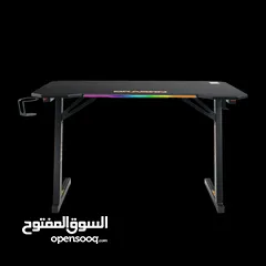  3 طاولة جيمنغ من براند دراغون وور الشهير مضيئ رجب DragonWar GT-101 RGB GAMING TABLE