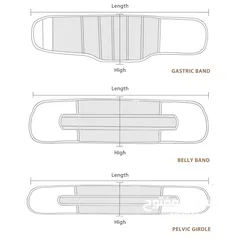  2 مشد التنحيف الثلاثي ما بعد الولادة مشد النفاس 3 قطع  شد الجسم البطن الخصر و الارداف مشدات