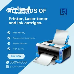  1 ALL KINDS OF PRINTERS > INK,TONERS,CARTRIDGES & SERVICE AVAILABLE (FREE DELIVERY)