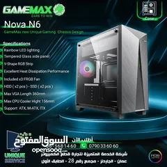  1 كيس جيمنغ فارغ احترافي جيماكس تجميعة  Gamemax Gaming Nova N6