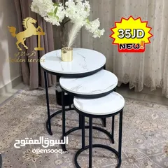  7 طاولات وسط موردن فاخره العرض  مستورد وليس محلي  جوده عاليه  سارع بالطلب قبل نفاذ الكميه