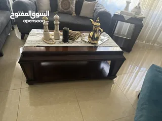  1 طاولة وسط مع جانبيات 2