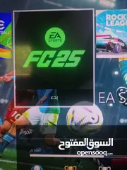  2 لعبه FC25 ب شكل حساب على PS4