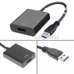  5 USB 3.0 TO HDMI AUDIO VIDEO ADAPTER CONVERTER CABLE @ 10 JD