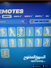  4 حساب فورت نايت نادر رقصة تيك L