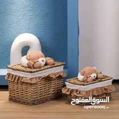  8 تشكيلة سلال القش ولقماش اشي بجنن ومتكتك