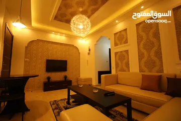  5 شقة مفروشة للايجار قرب قصر الاميرة بسمة و اطلالة ابو نصير الشهيرة
