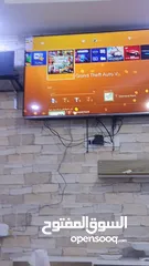 4 بلاستيشن PS4 SLIM مع سيدي +ايدي ثنين واحدا كوبي واحدا اصلي +قاعد ومبرد