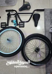  2 bmx custom parts and bicycle bike