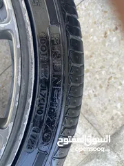  2 طقم جنط  فيزو مع كوشوك وكاله  للبيع