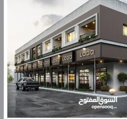  3 محلات مع سدة للايجار بسعر ممتاز