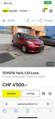  3 Toyota Yaris 2013