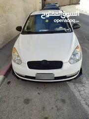  1 هونداي فيرنا موديل 2008 فحصها ألف  ماتور 1400cc افحص وين بدك