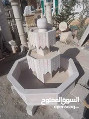  19 نوافير وشلالات وباربيكو وجميع انواع ديكورات الحجر الطبيعي  العنوان الزرقاء الجديده