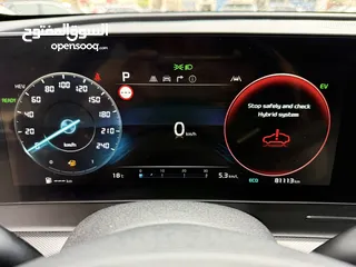 18 كيا سبورتاج ترخيص 2022 محرك 1600 هايبرد plug in/يقطع على الشحنه 65 كيلو متر