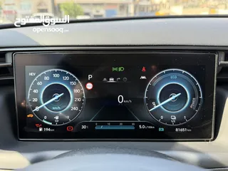  24 هونداي توسان NLine ترخيص 2022 محرك 1600 هايبرد plug in/يقطع على الشحنه 65 كيلو متر