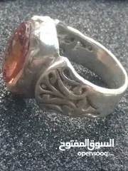  3 للبيع ثلاث خواتم  خاتم فضة بحجر الكسندريت حجر الأمراء والملوك المتلون وخاتمين وجهاز كشف