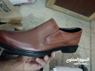 3 احذيه جلد مصري طبيعي مقاسات كبيره
