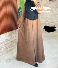  5 فستان كلوش بسحاب شمواه جديد 160 سم