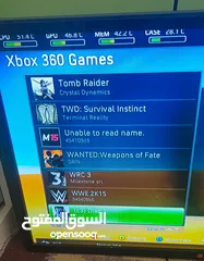  14 جهاز اكس بوكس 360 مهكر مع ايدتين مع أكثر من 150 لعبه مع جميع الكوابل الخاصه بالجهاز