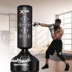  6 ستاند الملاكمة الأصلي جلد طبيعي