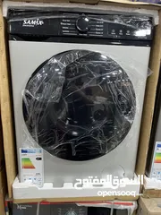  1 غساله سامكس 8 ك انفرتر عالبخار سلفر مميز