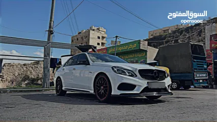  14 Mercedes E200 Avantgarde  AMG Kit original Sport package  2016 Full options  وارد شركة غرغور