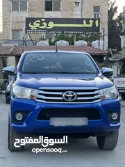  1 تويوتا هيلوكس 2020 دهان الشركه فحص كامل وله ملاحضه ممشى قليل لون مميز