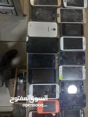  4 تلفونات معطلة  شطب شغل قطع عدد 32 جهاز البيع لكامل الكمية